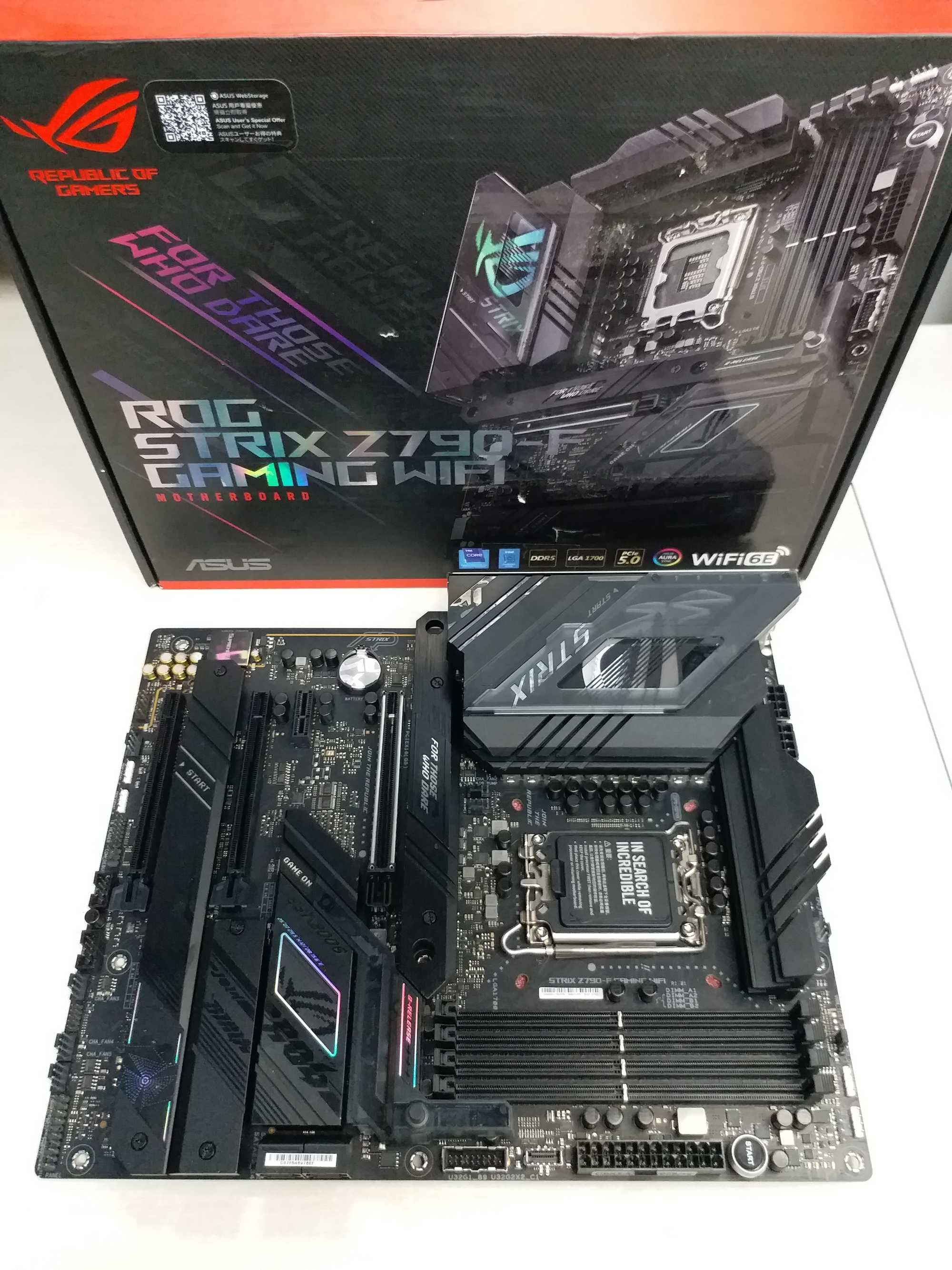 ASUS ROG Strix Z790-F Gaming WIFI  LGA1700,  DDR5