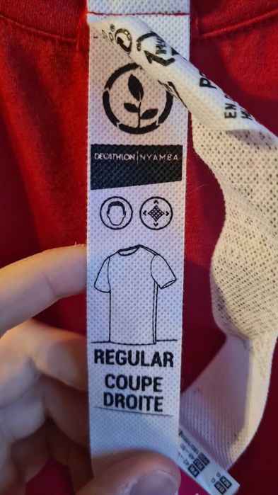 T-Shirt Decathlon NYAMBA czerwony rozmiar L NOWY