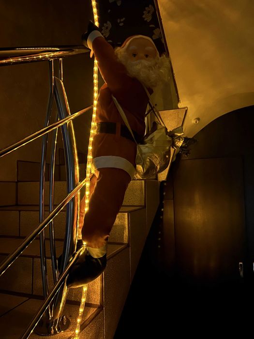 Wiszący Mikołaj - ozdoba świąteczna