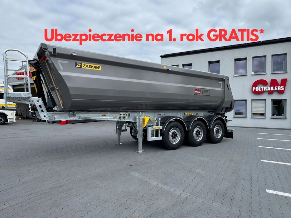 Zaslaw NOWY MODEL, CAŁA HARDOX 500 24/27m3  ubezpieczenie na 1. rok GRATIS* // ocynkowana rama // wynajem
