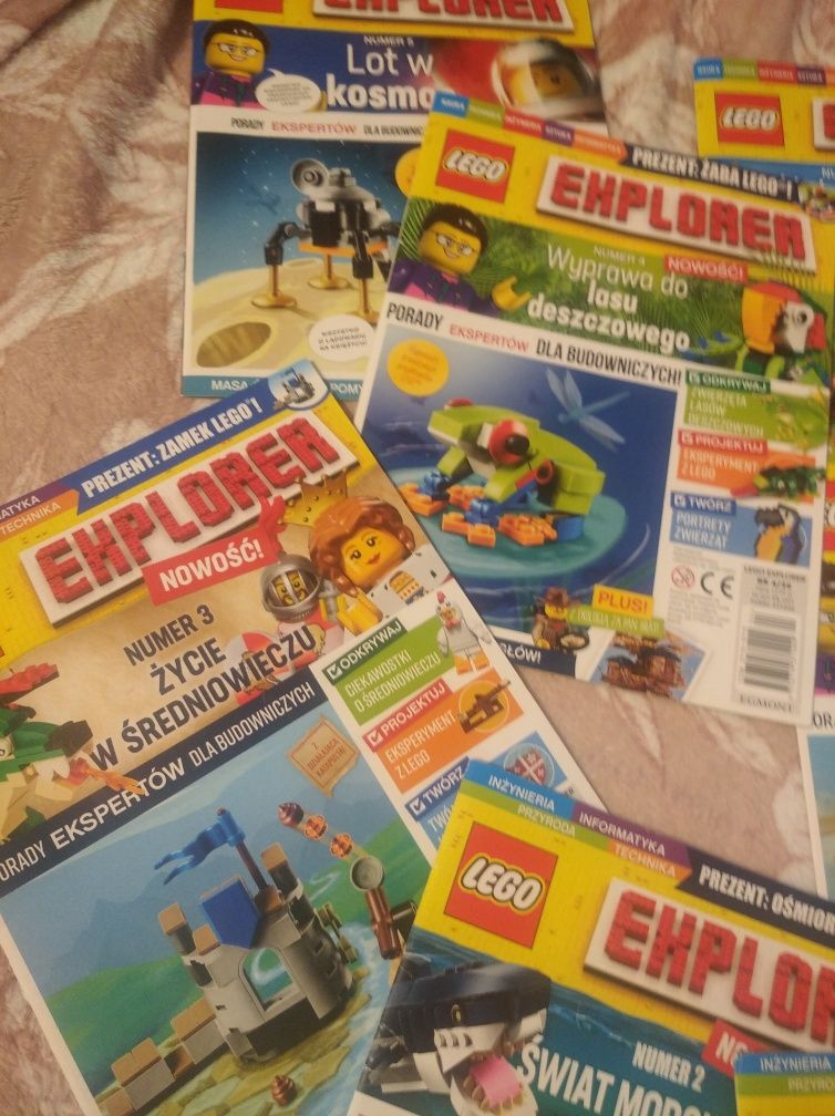 Magazyny LEGO Explorer z 2020 i 2021 r.