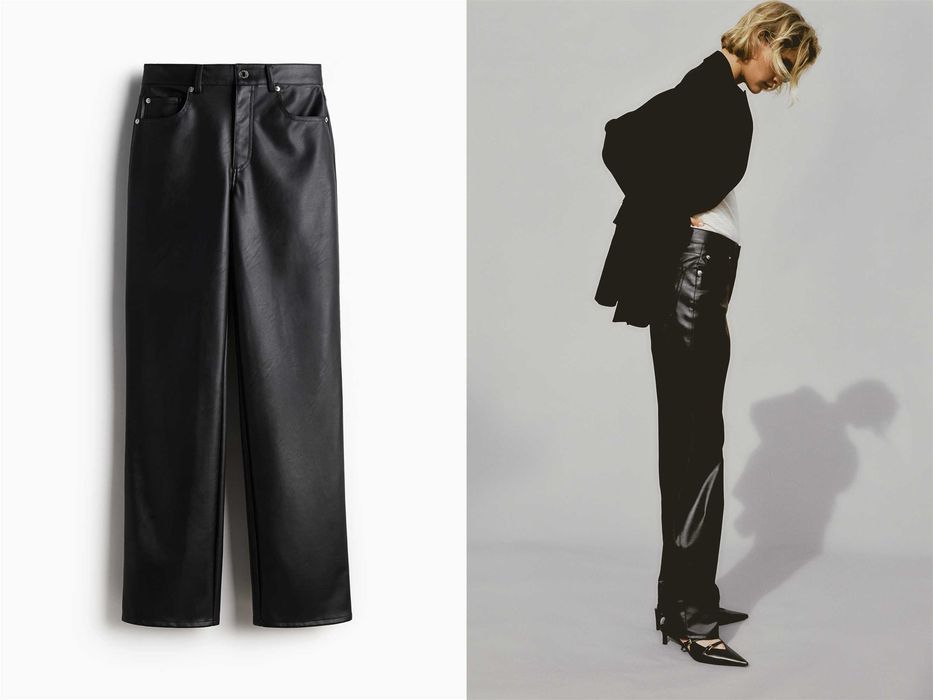 Spodnie z eko skóry 38 nowa kolekcja czarne nowa kolekcja PROMOCJA