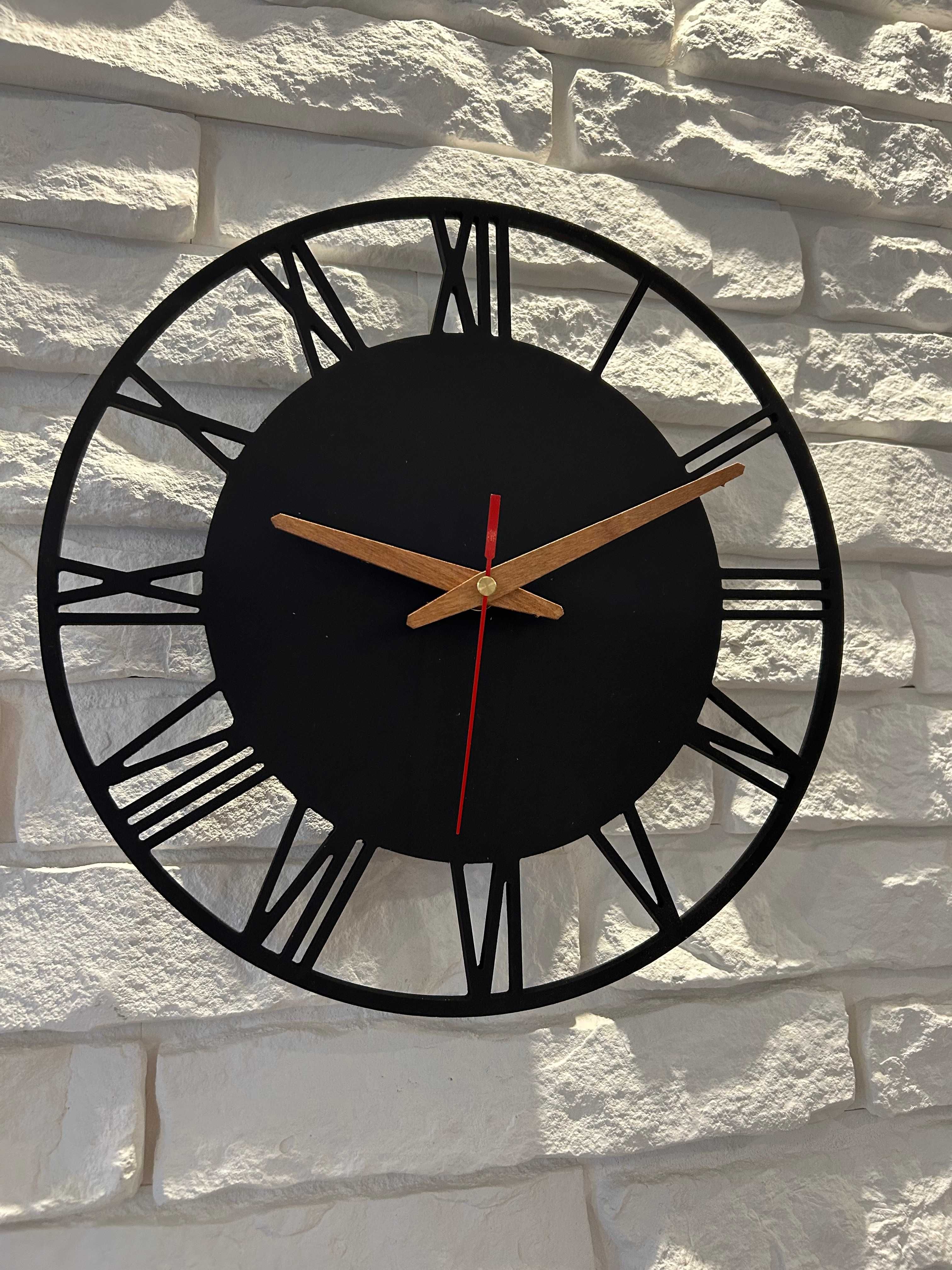 Zegar ścienny ROM 30 cm Rzymski LOFT Nowoczesny Do Salonu Sypialni