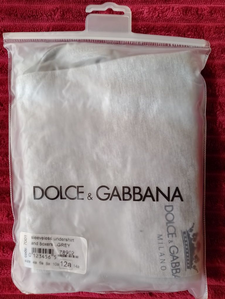 Мужское белье трусы и майка DOLCE & GABBANA (оригинал, Италия)