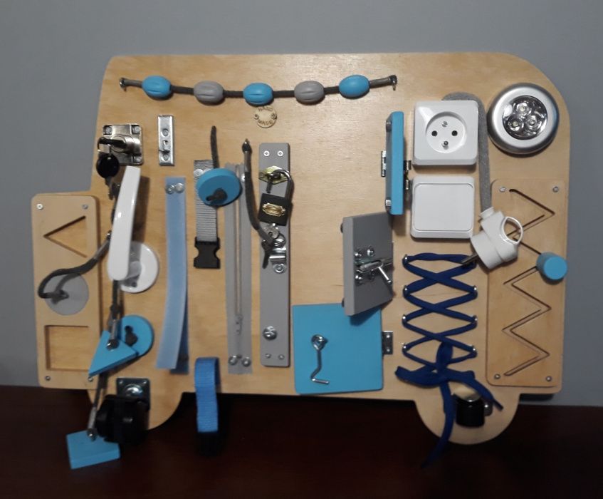 Nowa tablica manipulacyjna sensoryczna Montessori zabawka MarWerKids