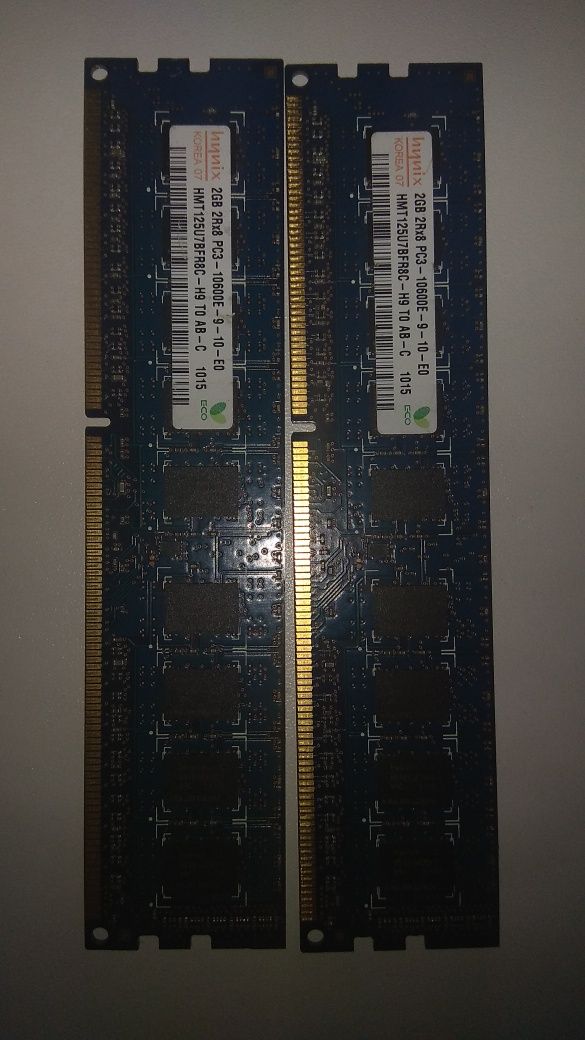 DDR3 4gb (2x2) pc3-10600E