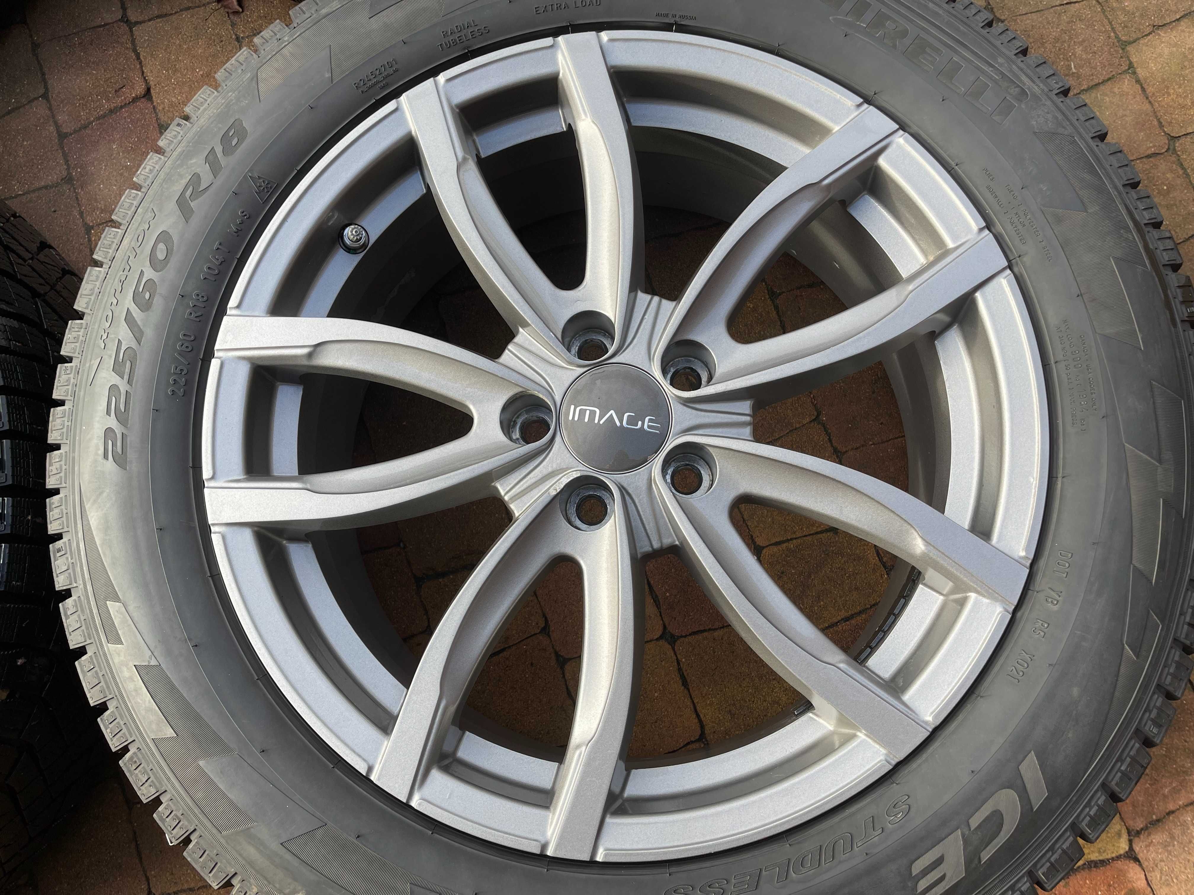 3736. Koła zimowe Ford Kuga III Escape 5x108 225/60/18 Pirelli 8mm