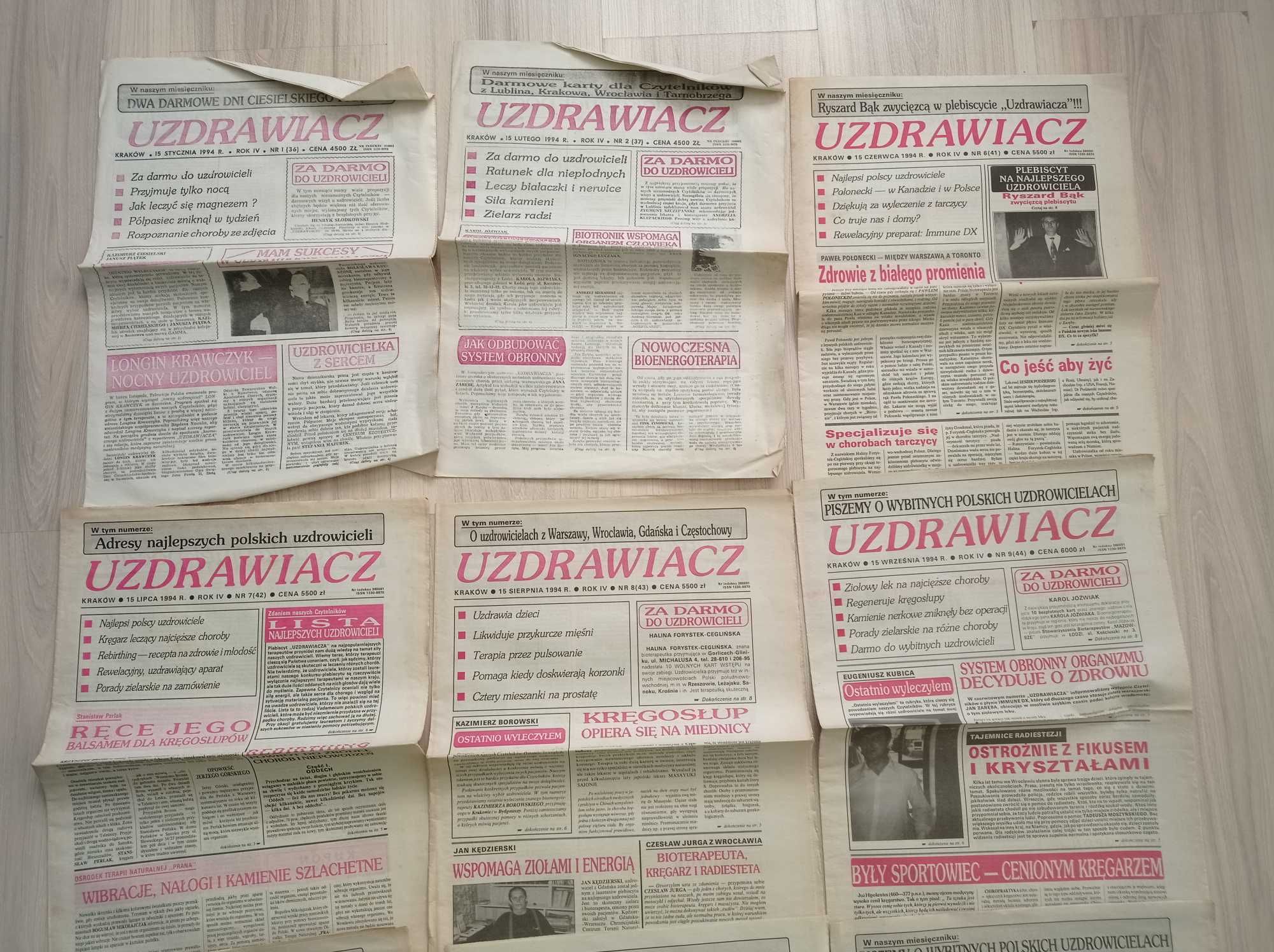 Uzdrawiacz, 1994 zestaw