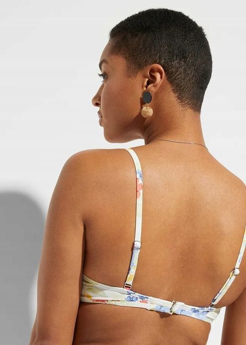 B.P.C biustonosz bikini w kolorowe kwiaty 40.