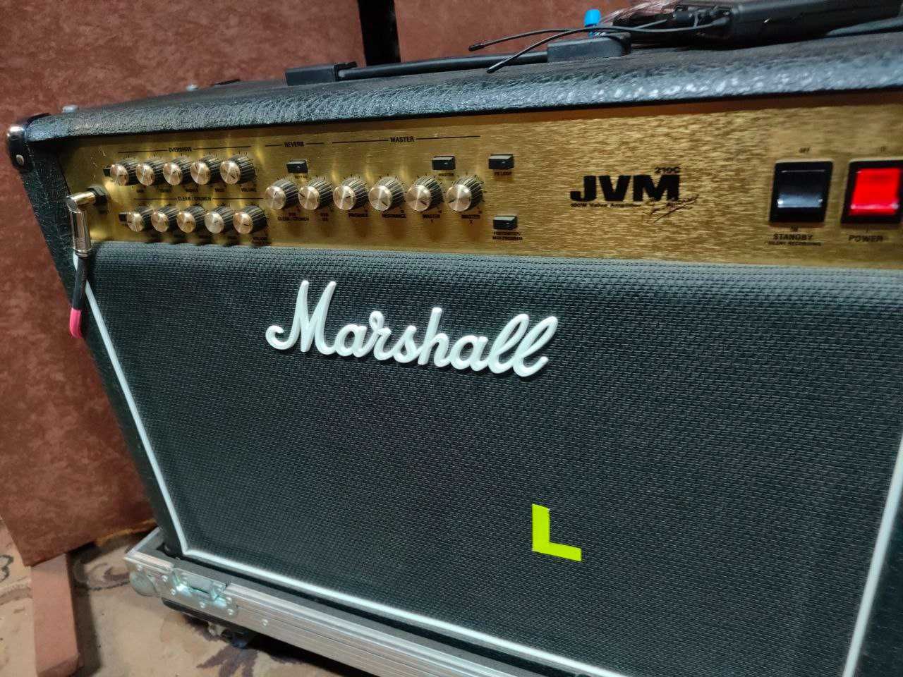 Marshall JVM 210C + sterownik JVM wzmacniacz gitarowy lampowy