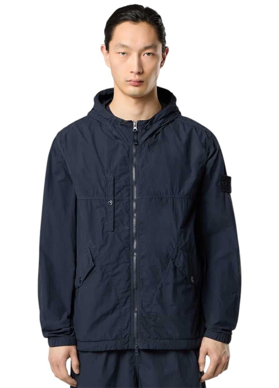 Куртка Stone Island 4100032 Nylon SMERIGLIATO Ghost Jacket Navy Blue