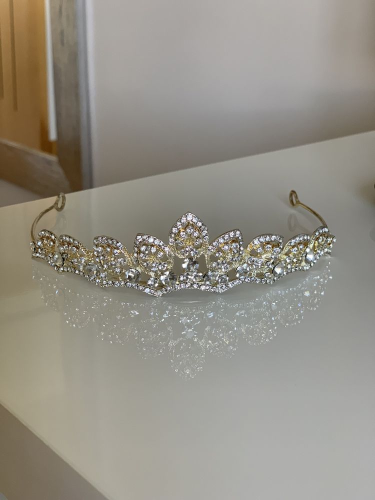 Tiara de cabelo estilo princesa