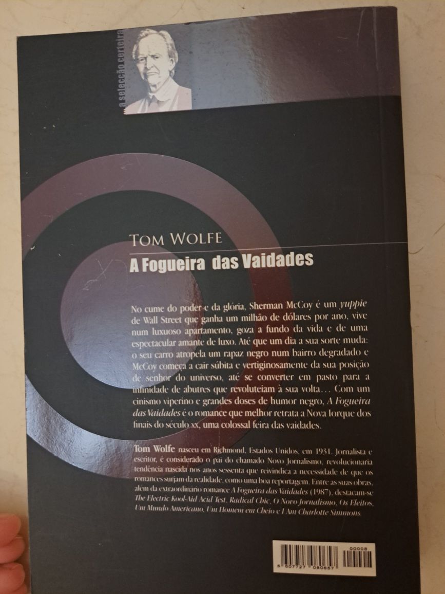 Livro "A fogueira das vaidades"