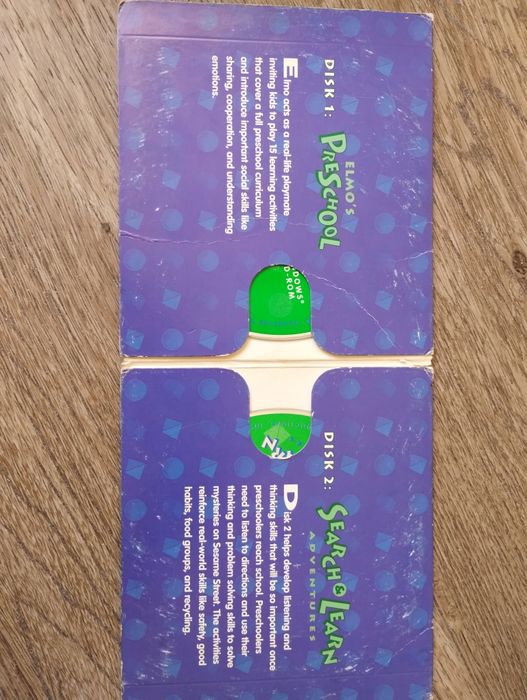 Диск sesame street Серия компьютерных игр / preschool / kindergarten