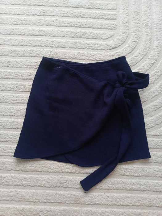 The odder Side spodniczka granatowa rozm.S szarfa