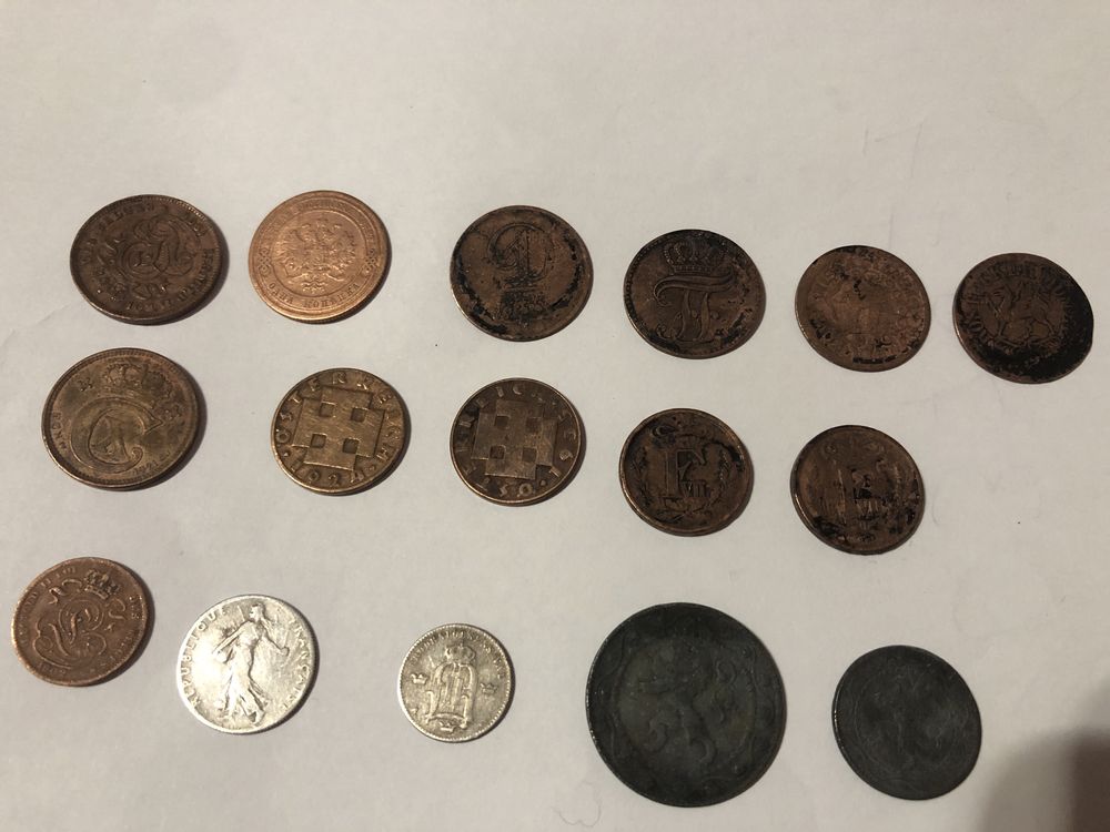 Продам монети Європа 1820-1890р.