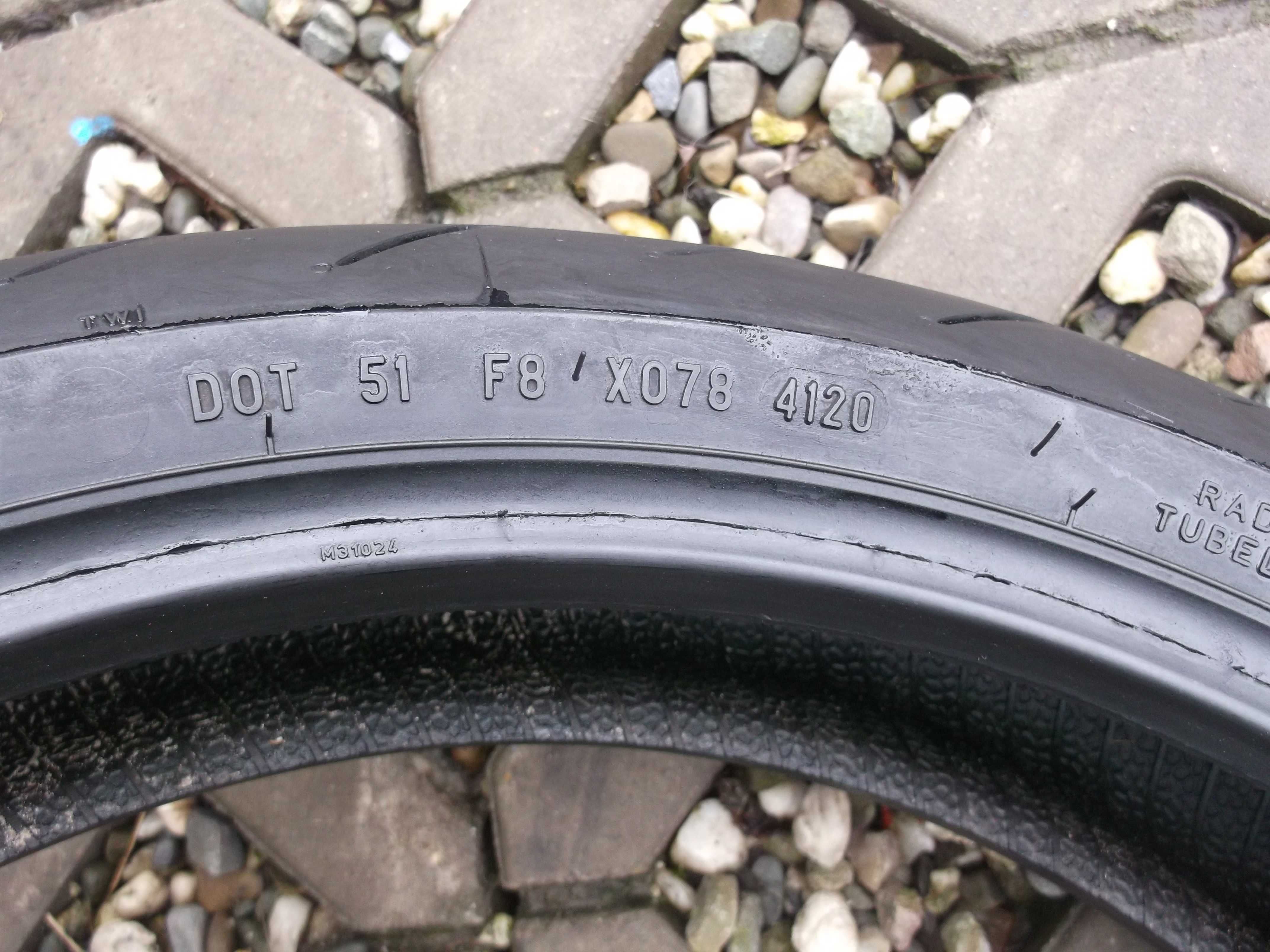 opona 120/70ZR17 Pirelli Diablo Rosso 3 dot4120 3mm cbr r1