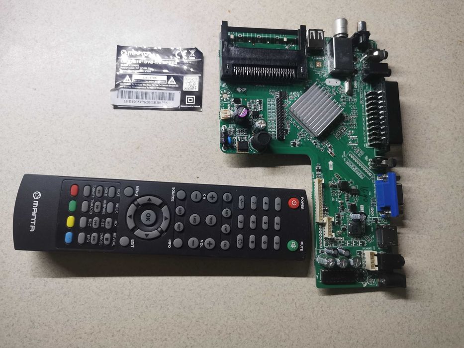 Sprzedane Manta led 1905 płyta główna + gratis