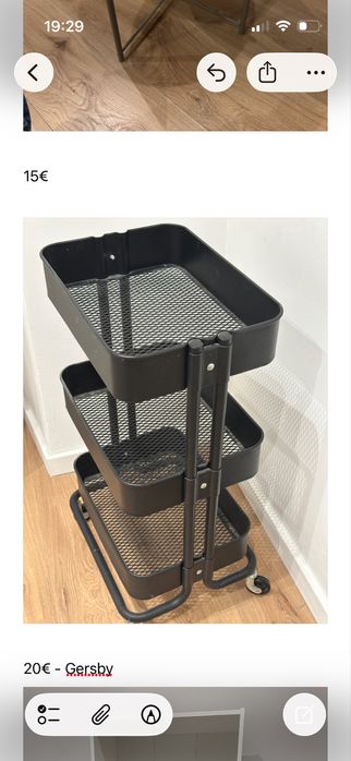 Carrinho cozinha Raskog