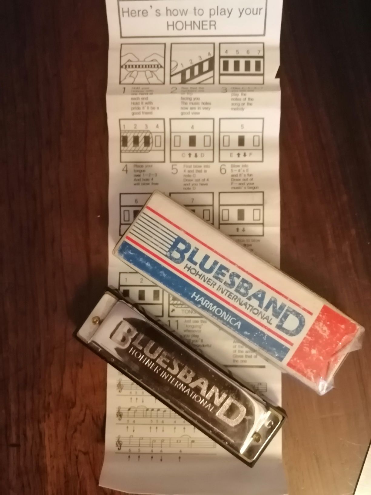 Harmonica vintage Hoehner Bluesband