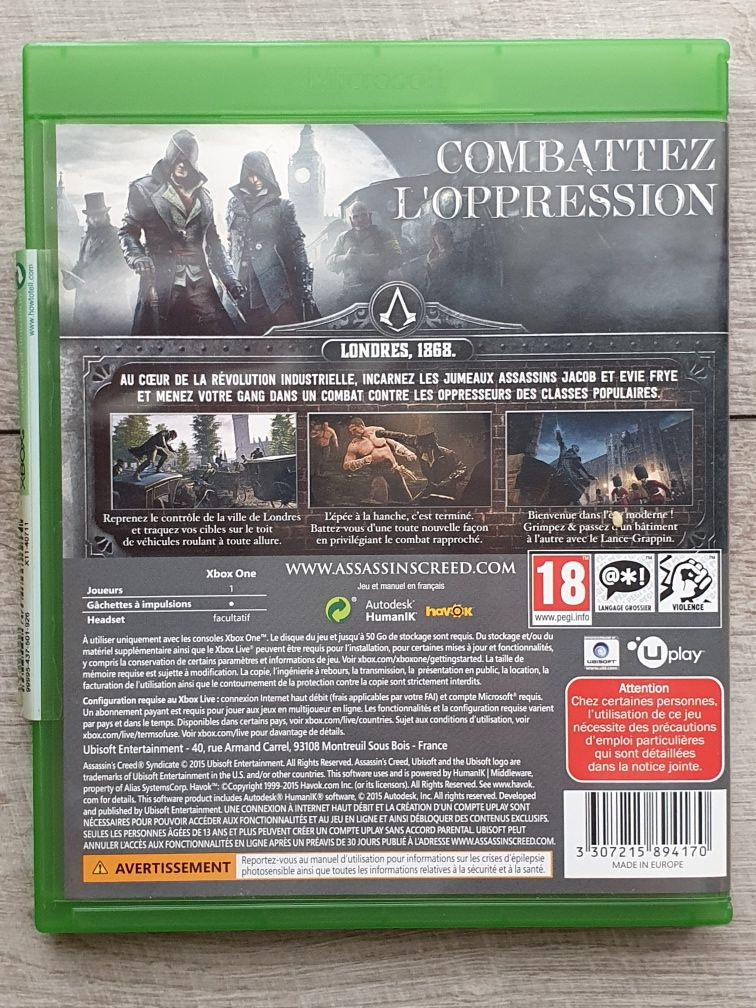 Assassins Creed Syndicate Special Edition Xbox One