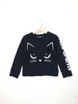 Lekka bawełniana bluza z kotem, H&M 116
