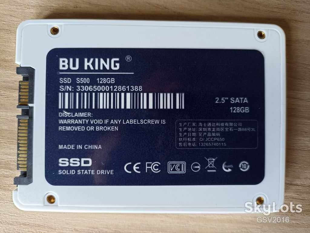 SSD 128 Gb Bu King SSD 2,5'' 2.5 SATA III SATA3