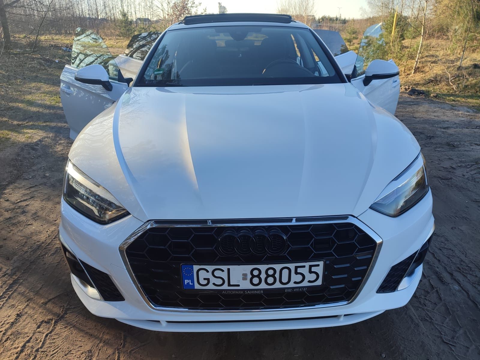 Audi A5 f5 B9 polift, S-Line, bezwypadkowy, 20 cali' RS, panorama, Hak