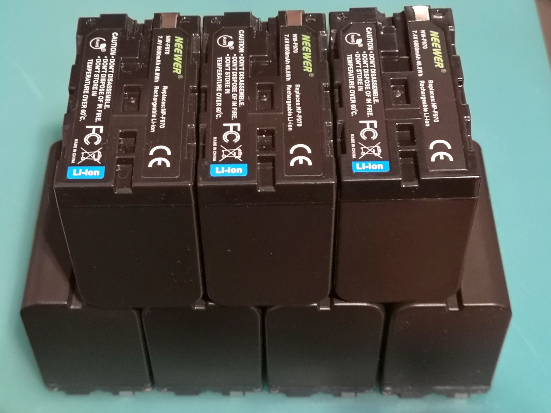 Bateria carregador Sony Np-F970 NPF970 npf970 fotografia vídeo led LED