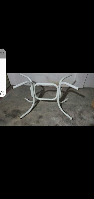 mesas para sala - estruturas metálicas sem vidro ou tampo