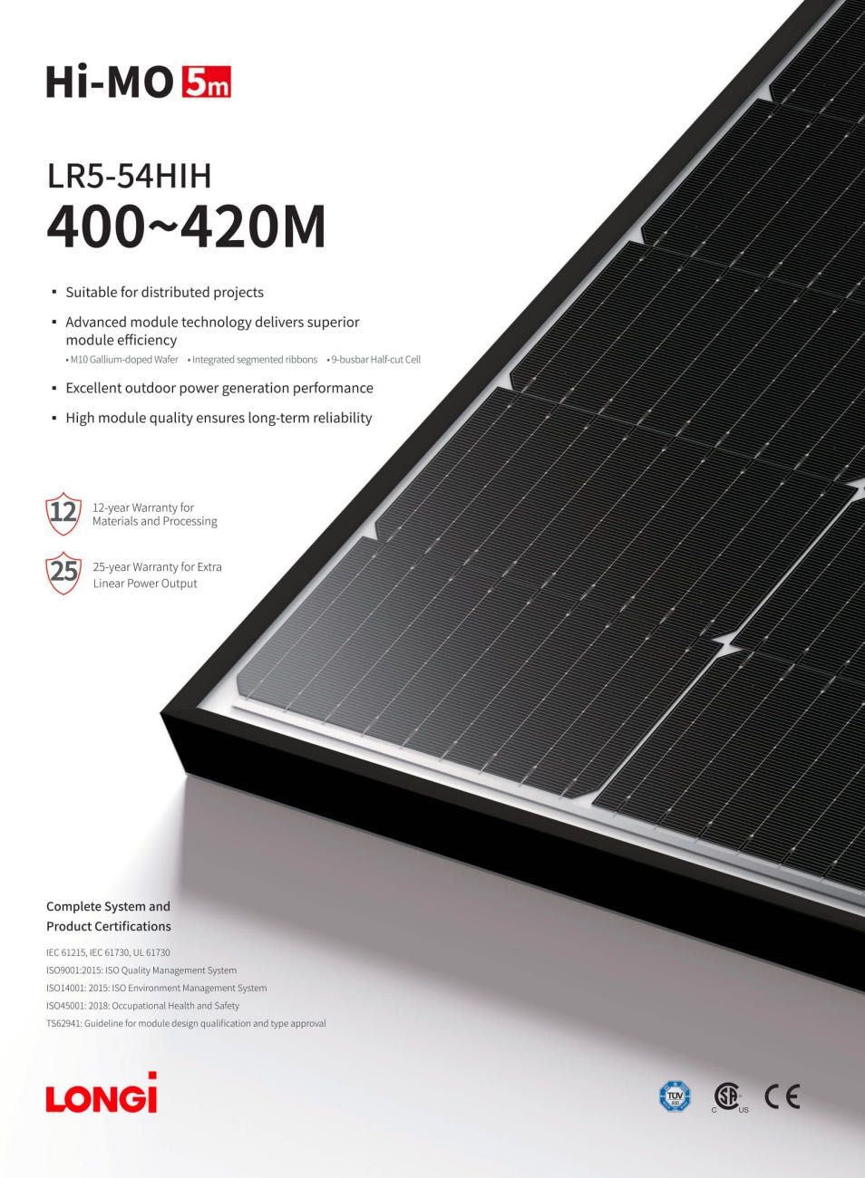 HIT! Panel PV LONGI SOLAR 405W HalfCut Black Frame 205 zł/szt z VAT