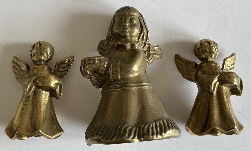 Подсвечник Ангелы. Бронза .