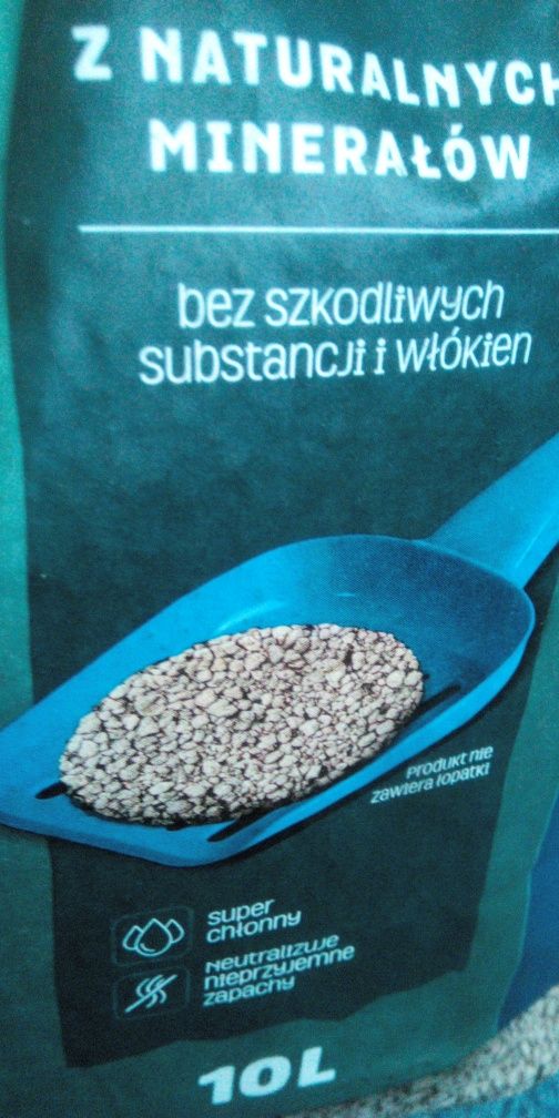 Żwirek dla kota 25 kilogramów nowy do kuwety 3x5 + 1x10 wysyłka od 1 z