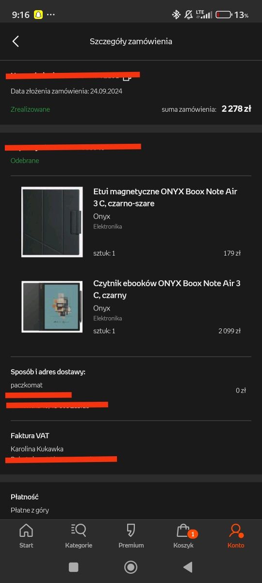 Czytnik Onyx Boox Air 3C