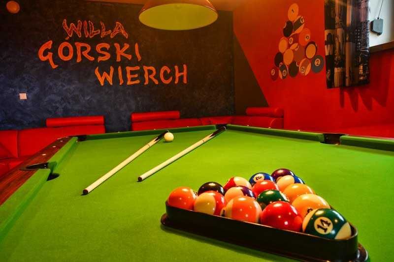 Pokoje apartamenty z widokiem na góry Tatry z kuchnią dzieci bilard