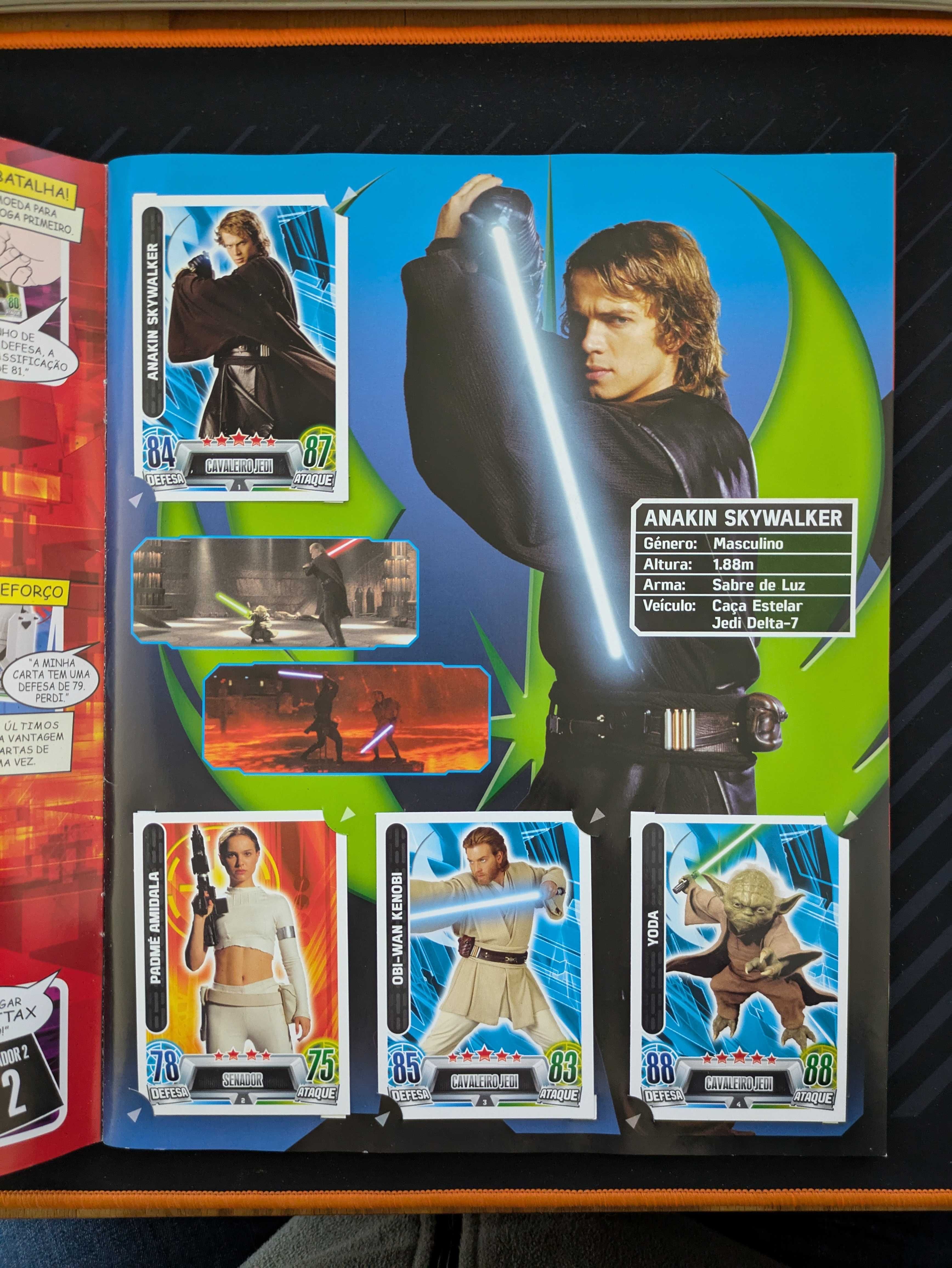 Vendo Caderneta STAR WARS - Force Attax - COMPLETA