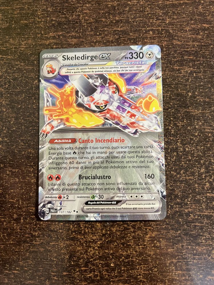 Karty pokemon oryginalne Skeledirge EX