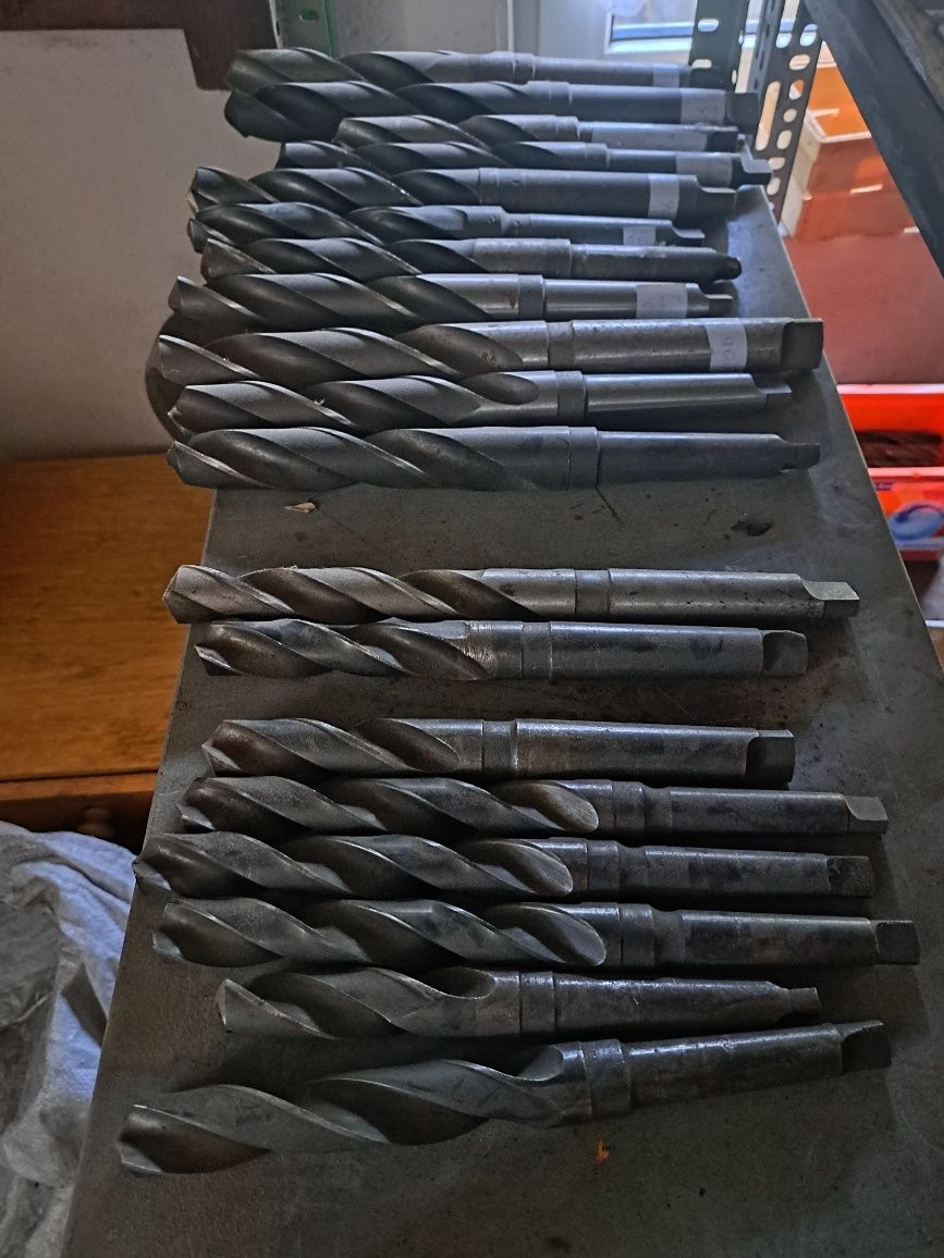 Wiertła do metalu z uchwytem morsa