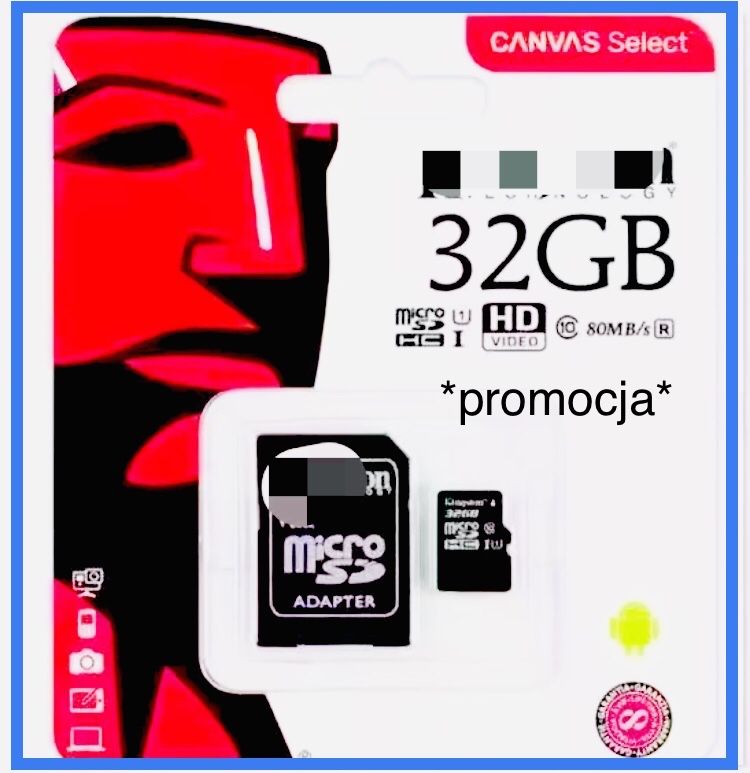 Karta pamięci MicroSD 32GB *promocja*