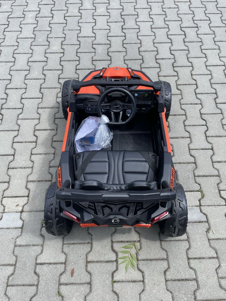 Auto Na Akumulator Buggy Can-am 4x200W 24V DK-CA003 Pomarańczowy