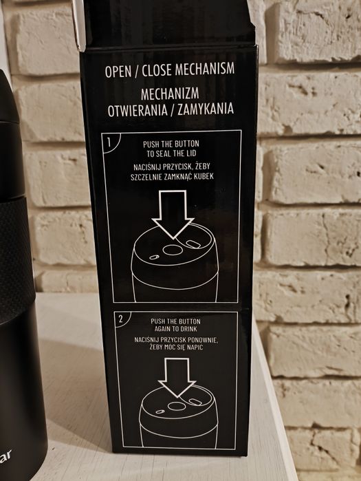 Kubek termiczny do kawy herbaty z zamknięciem Gaucho Cenar 450ml