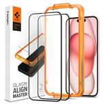 Szkło Hartowane Spigen Alm Glass Fc 2-Pack Iphone 15 Plus Black