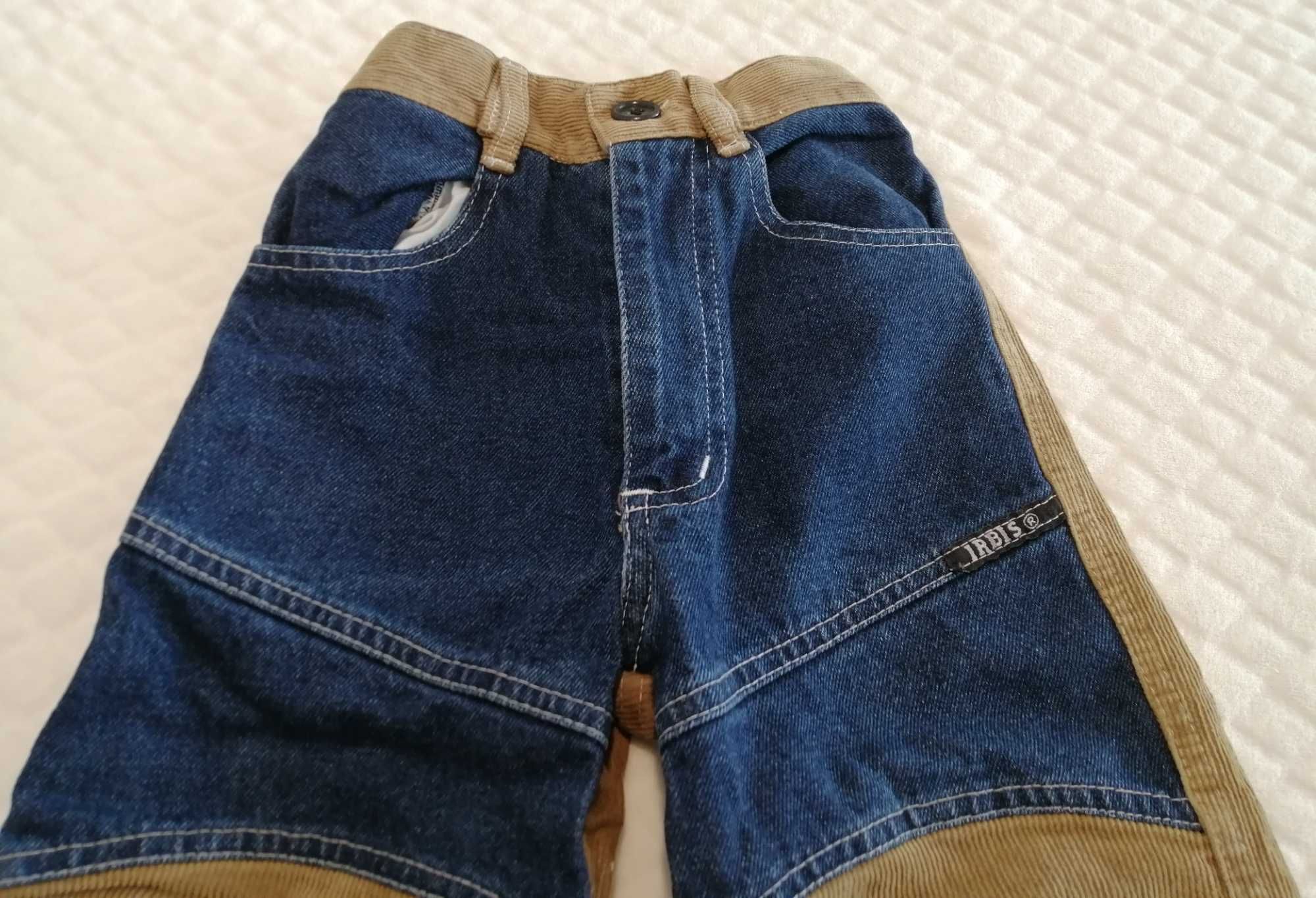 Spodnie sztruksowe, dżinsowe, chłopięce, 110, Irbis (Odzież)
