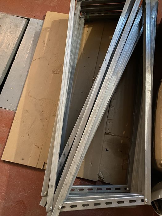 Угловая конструкия под солнечные панели 13шт., нержавейка,