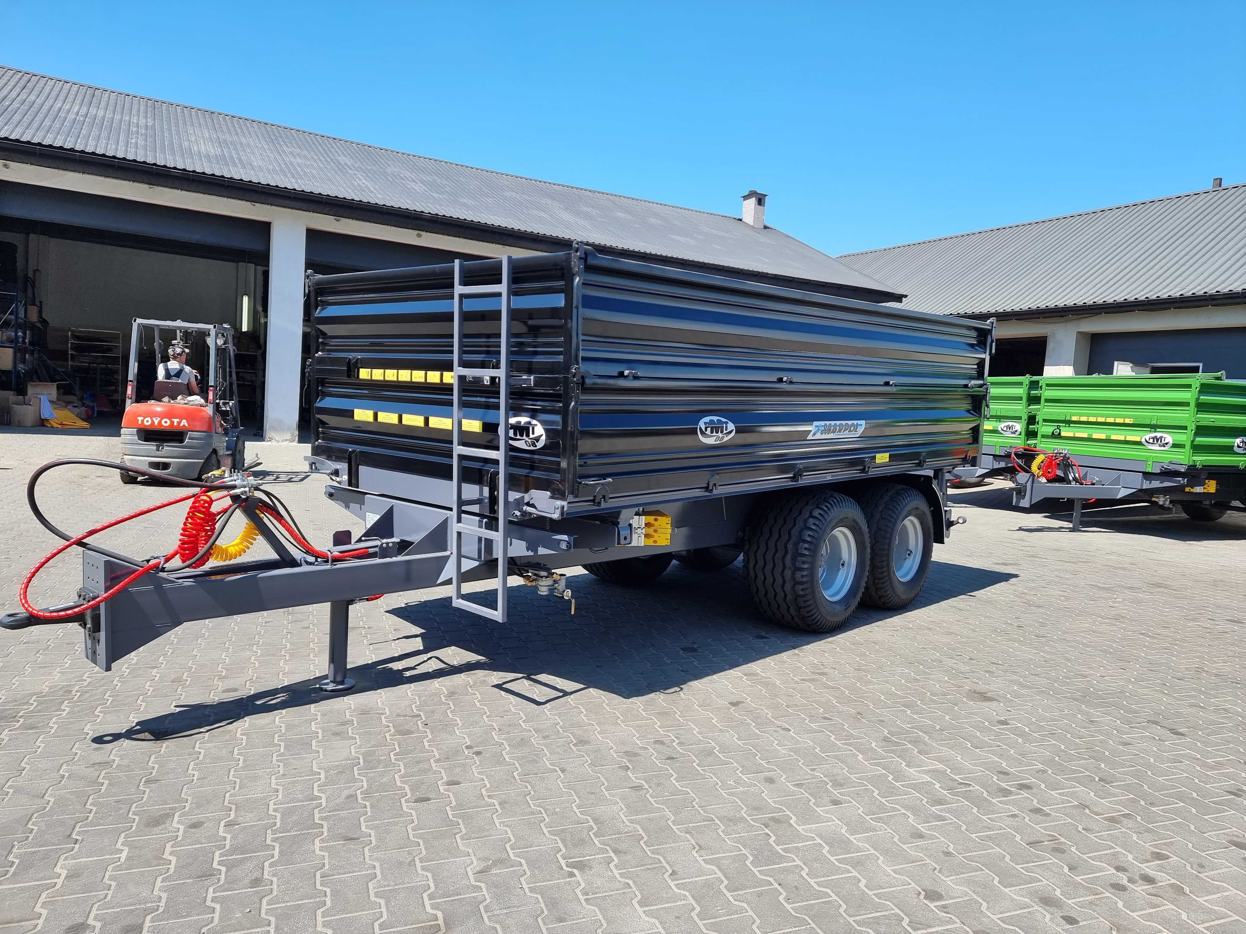 MARPOL -TRAILER Przyczepa tandem burtowy 8 ton