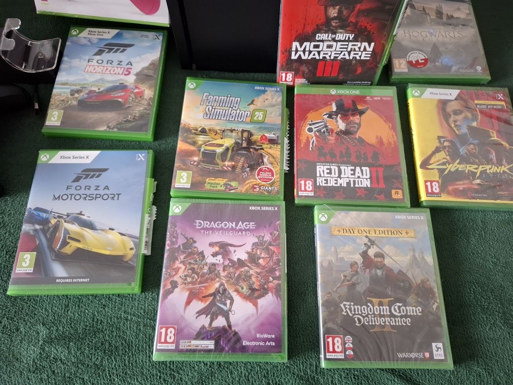 Xbox series X Nowa 9 Gier Folia Ladowarka