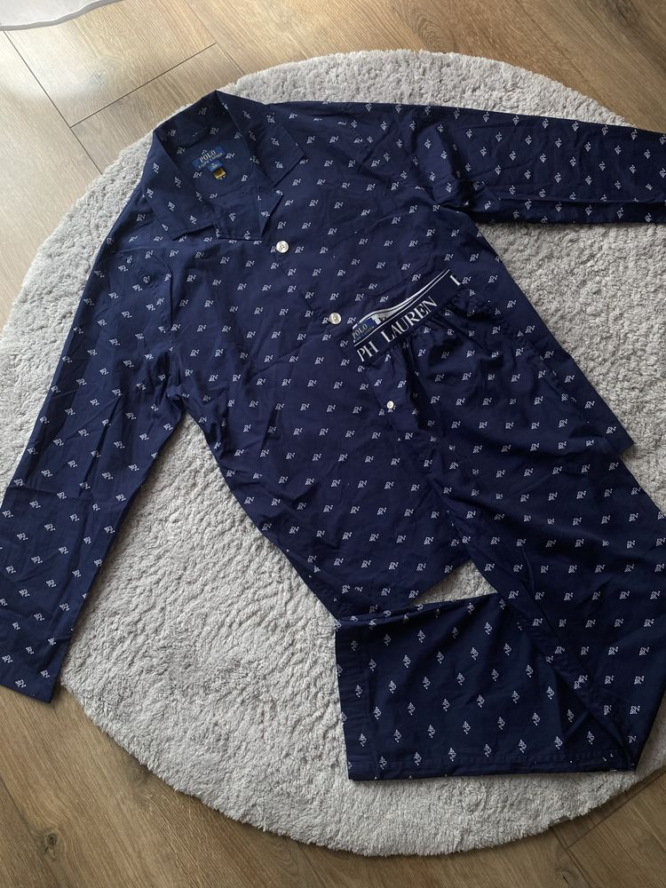 Piżama Polo Ralph Lauren blue label