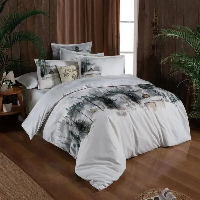 Євро комплект Sarev Connel White Фланель