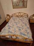 Vendo Cama em Bambu + Colchão 190*140