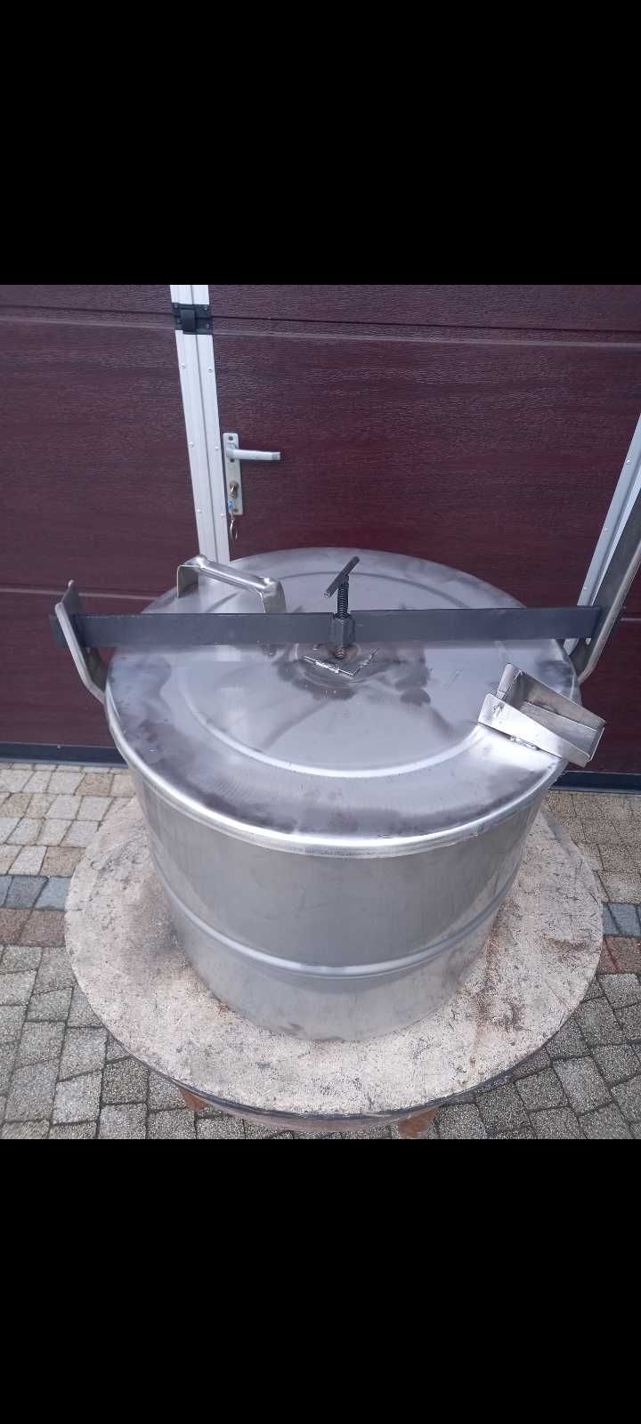 Kocioł- wkład do parnika  100 l z blachy nierdzewnej